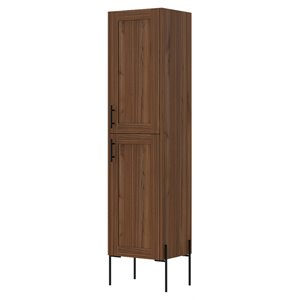rst brands svedin modern mdf veneer bathroom cabinet in mahogany finish