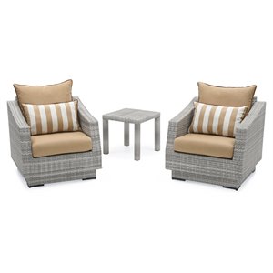 rst brands cannes 3-piece wicker club chairs and side table set in maxim beige