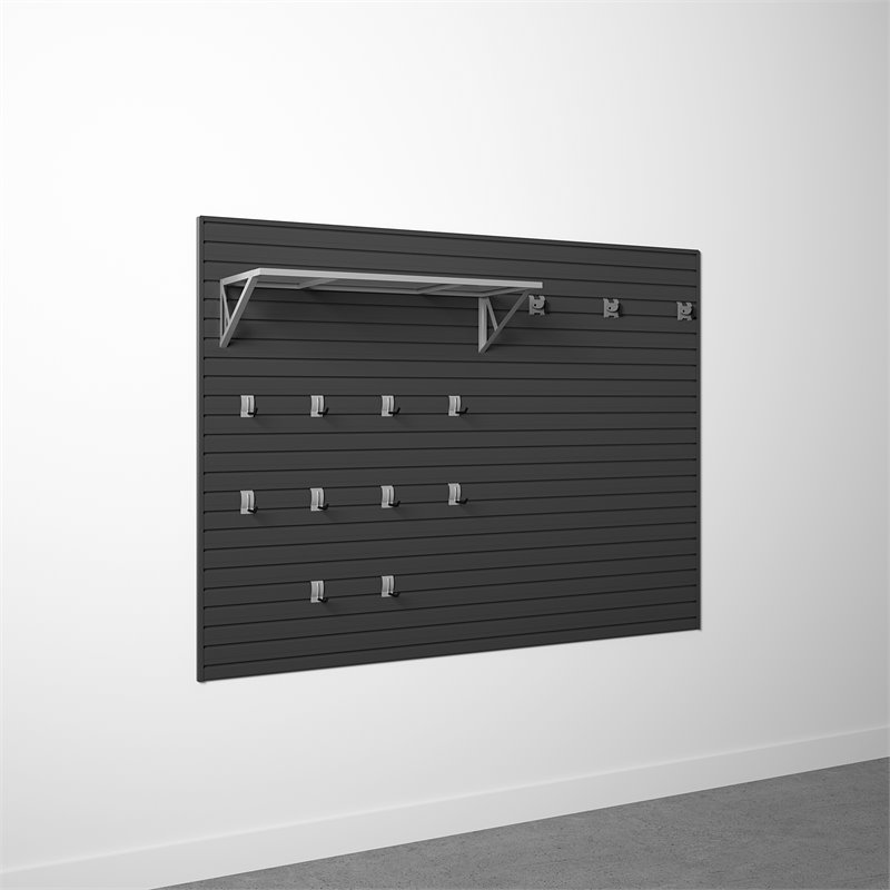 Flow Wall 46.5 Heavy Duty Metal Shelf - Black