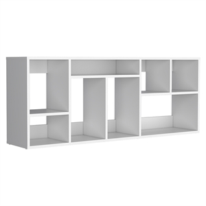 rst brands paulson engineered wood modern bookcase - white