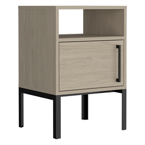rst brands talmage engineered wood modern nightstand - brown