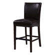 NPD Furniture Milton 26.5&quot Bonded Leather Counter Stool in Coffee Bean