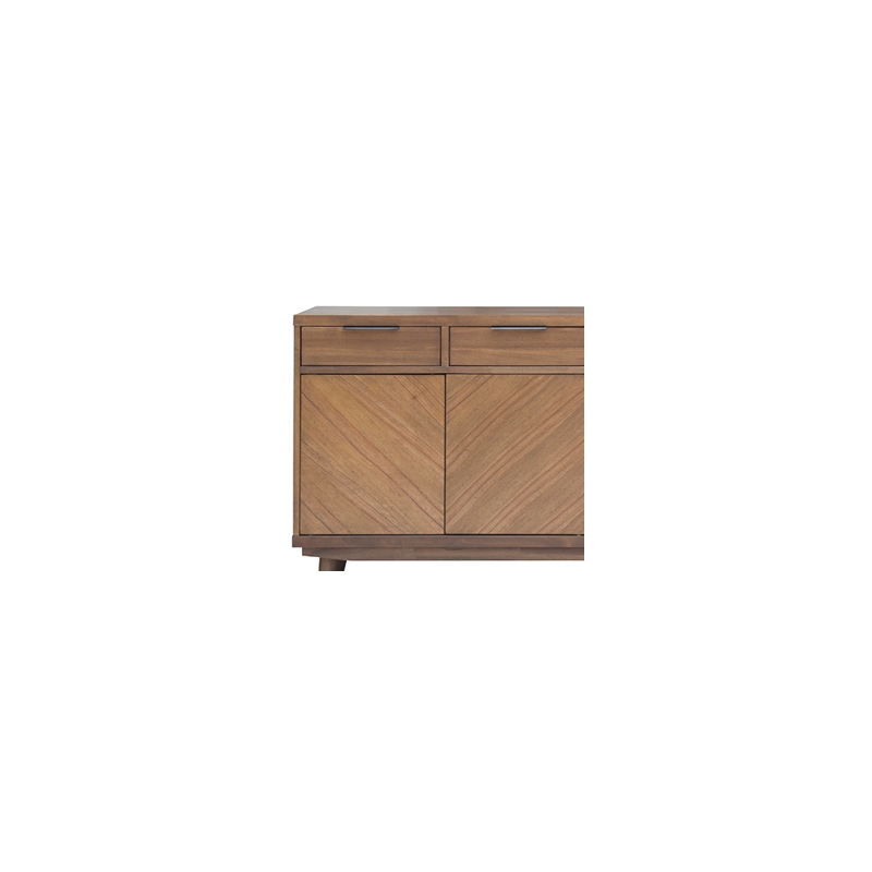 New Pacific Direct Piero Wood Buffet with 4 Drawers and 4 Doors in Brown