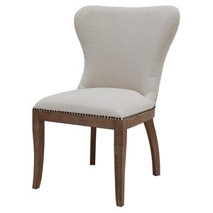 New Pacific Direct Dorsey 20&quot Fabric Chair in Beige/Cardiff Cream (Set of 2)