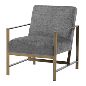 new pacific direct francis fabric accent arm chair in opus gray
