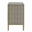 NPD Furniture Arista MDF and Painted Steel Side/End Table in Gray
