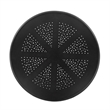 NPD Furniture Markle Round Stainless Steel Coffee Table in Black/Gunmetal