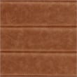 NPD Furniture William Mid-Century Faux Leather Bench in Vintage Cider Brown