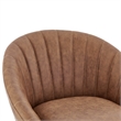 NPD Furniture Watson Faux Leather Counter Stool in Umber Brown (Set of 2)