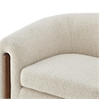 NPD Furniture Cordelia Fabric Accent Arm Chair in Palladian Beige