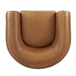 NPD Furniture Cordelia Faux Leather Accent Arm Chair in Vintage Cider