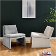NPD Furniture Rooney Fabric Accent Chair in Seville Beige
