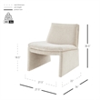 NPD Furniture Rooney Fabric Accent Chair in Seville Beige