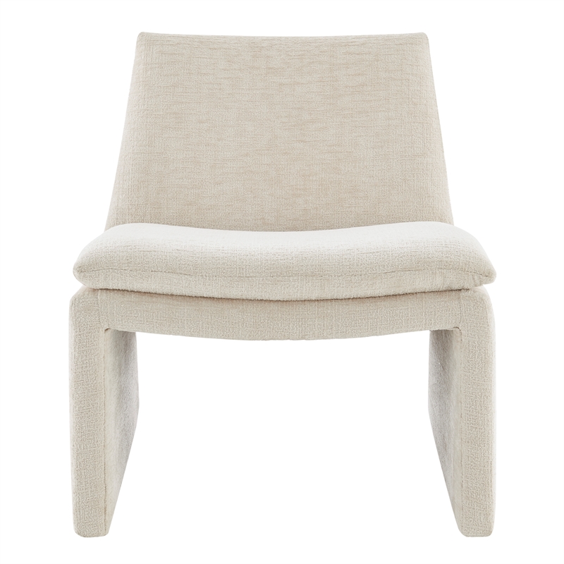 NPD Furniture Rooney Fabric Accent Chair in Seville Beige