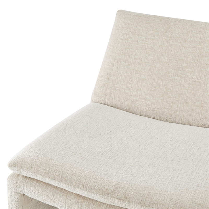 NPD Furniture Rooney Fabric Accent Chair in Seville Beige