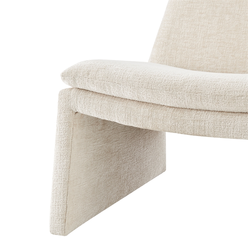 NPD Furniture Rooney Fabric Accent Chair in Seville Beige