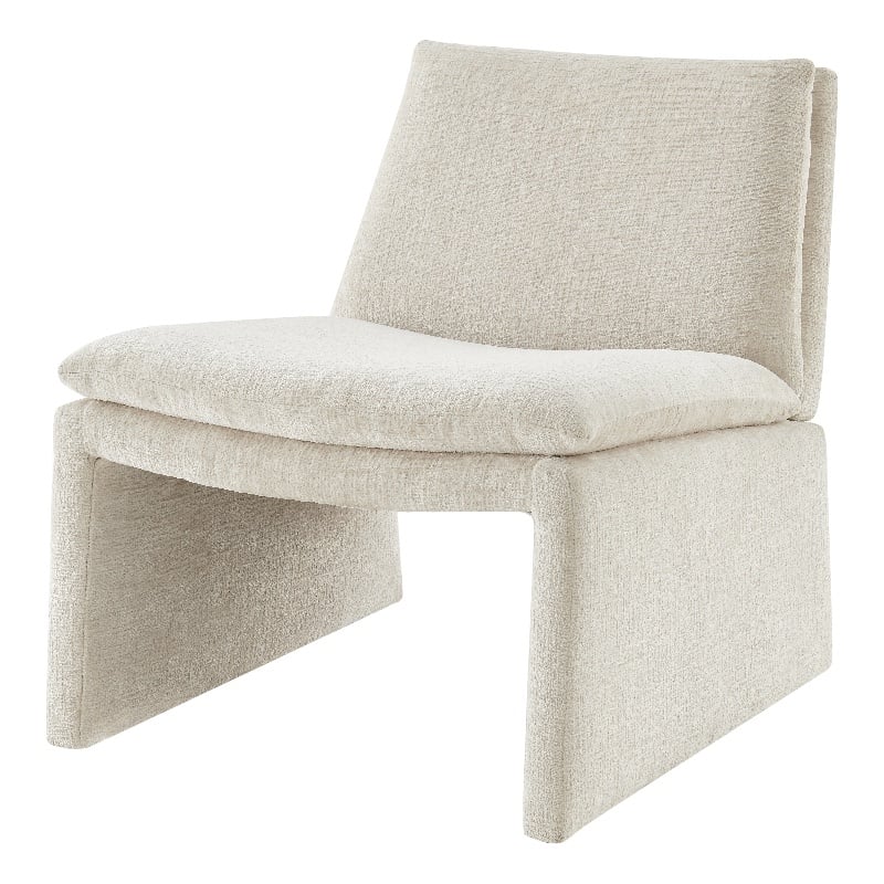 NPD Furniture Rooney Fabric Accent Chair in Seville Beige