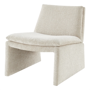 New Pacific Direct Rooney Fabric Accent Chair in Seville Beige