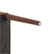 NPD Furniture Lauryn Velvet Dining Side Chair in Dainty Brown