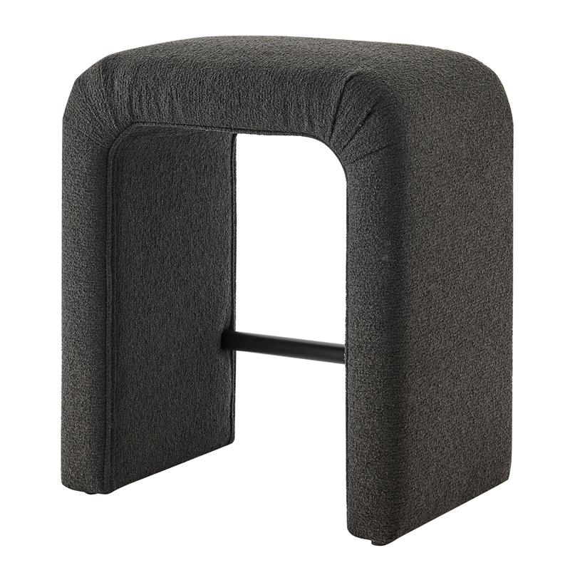 NPD Furniture Jovanka Fabric Counter Stool in Palladian Charcoal