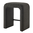 NPD Furniture Jovanka Fabric Counter Stool in Palladian Charcoal