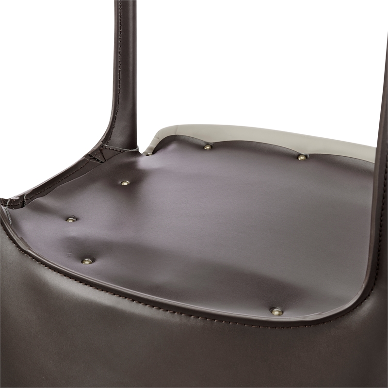 NPD Furniture Stella Faux Leather Counter Stool (Set of 2)