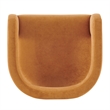 NPD Furniture Althea Velvet Accent Arm Chair in Dainty Caramel