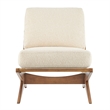 NPD Furniture Chandler Fabric Accent Chair in Palladian Beige