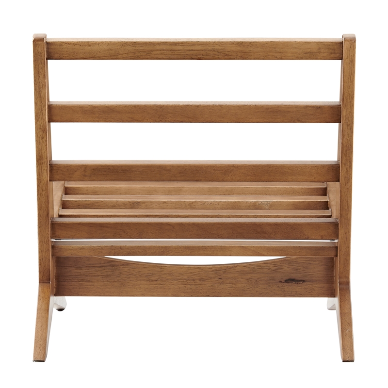 New Pacific Direct Chandler Faux Leather Accent Chair in Borneo Chocolate