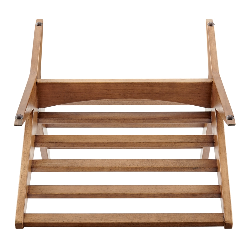 New Pacific Direct Chandler Faux Leather Accent Chair in Borneo Chocolate