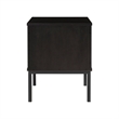NPD Furniture Caine Rattan Nightstand/ Side Table in Black