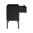 NPD Furniture Caine Rattan Nightstand/ Side Table in Black