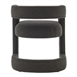 NPD Furniture Althea Fabric Dining Side Chair in Palladian Charcoal