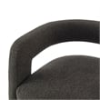 NPD Furniture Althea Fabric Dining Side Chair in Palladian Charcoal