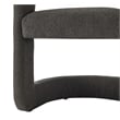 NPD Furniture Althea Fabric Dining Side Chair in Palladian Charcoal