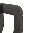NPD Furniture Althea Fabric Dining Side Chair in Palladian Charcoal