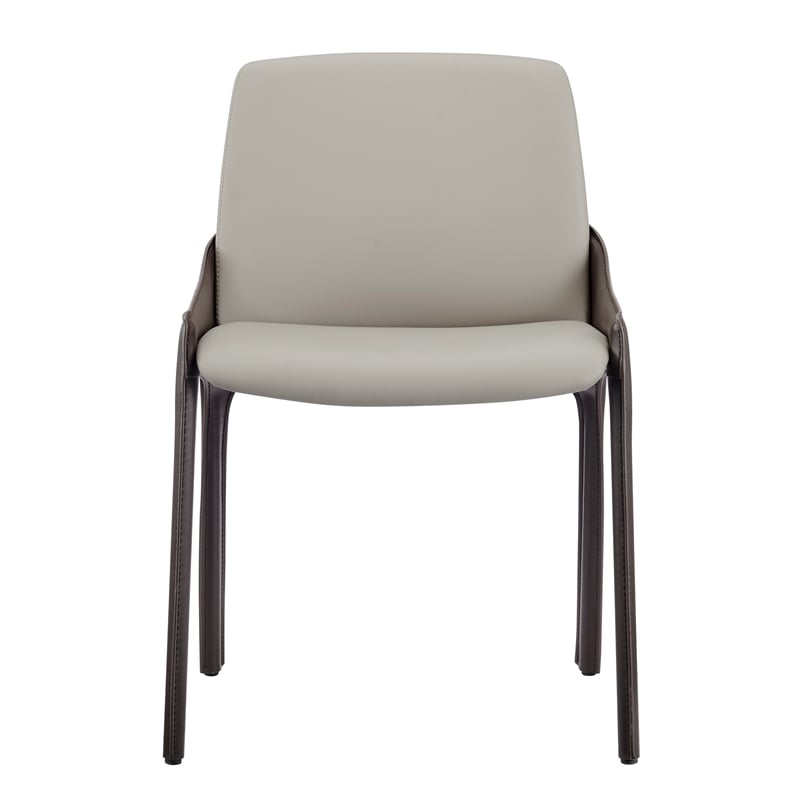 NPD Furniture Stella Faux Leather Dining Side Chair (Set of 2)
