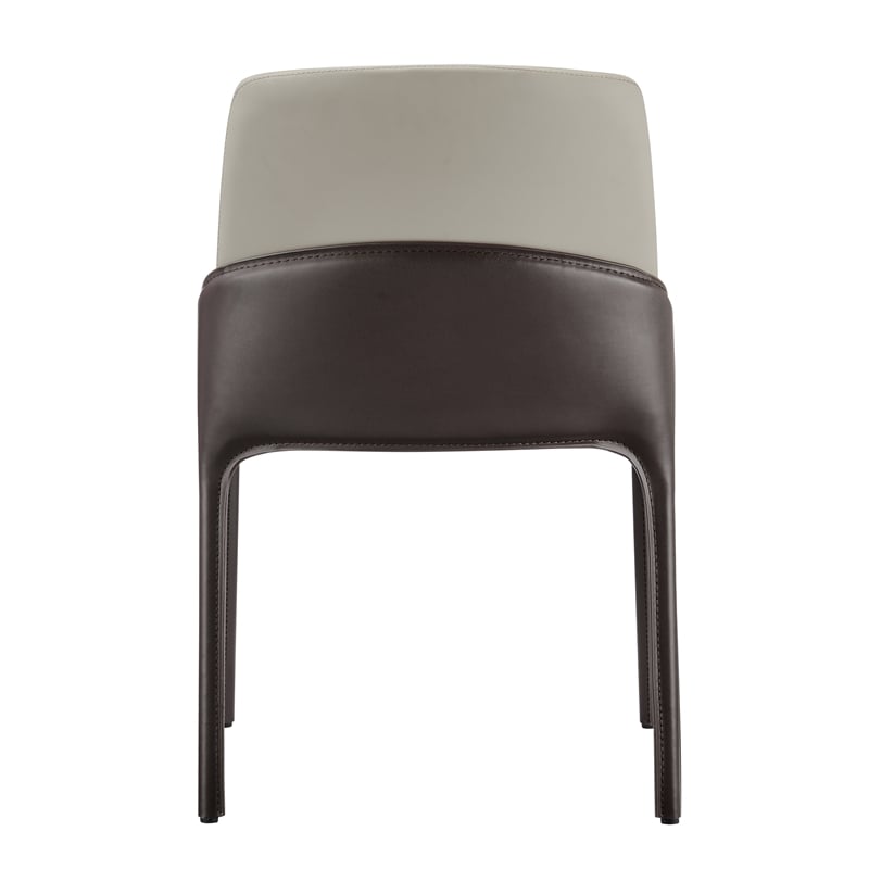 NPD Furniture Stella Faux Leather Dining Side Chair (Set of 2)