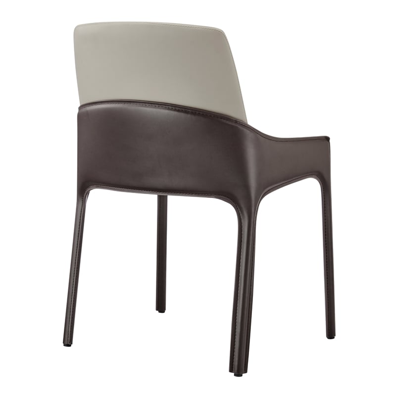 NPD Furniture Stella Faux Leather Dining Side Chair (Set of 2)