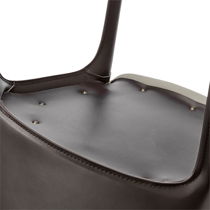 NPD Furniture Stella Faux Leather Dining Side Chair (Set of 2)
