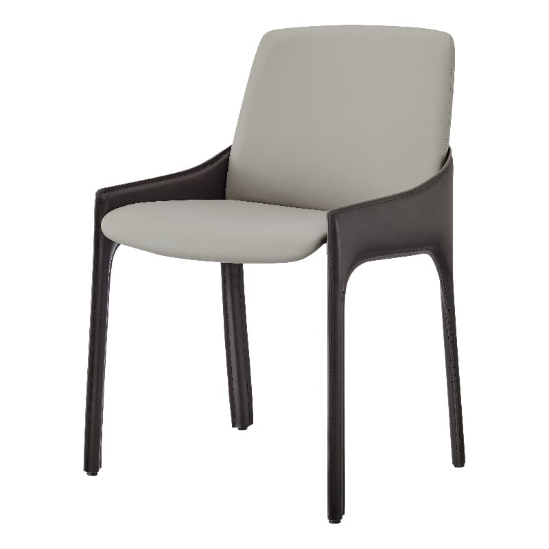 NPD Furniture Stella Faux Leather Dining Side Chair (Set of 2)