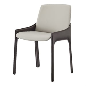 NPD Furniture Stella Faux Leather Dining Side Chair (Set of 2)