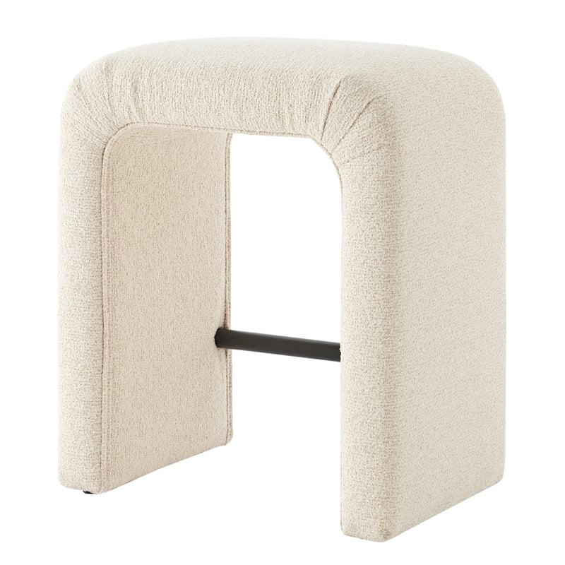 New Pacific Direct Jovanka Fabric Counter Stool in Palladian Beige