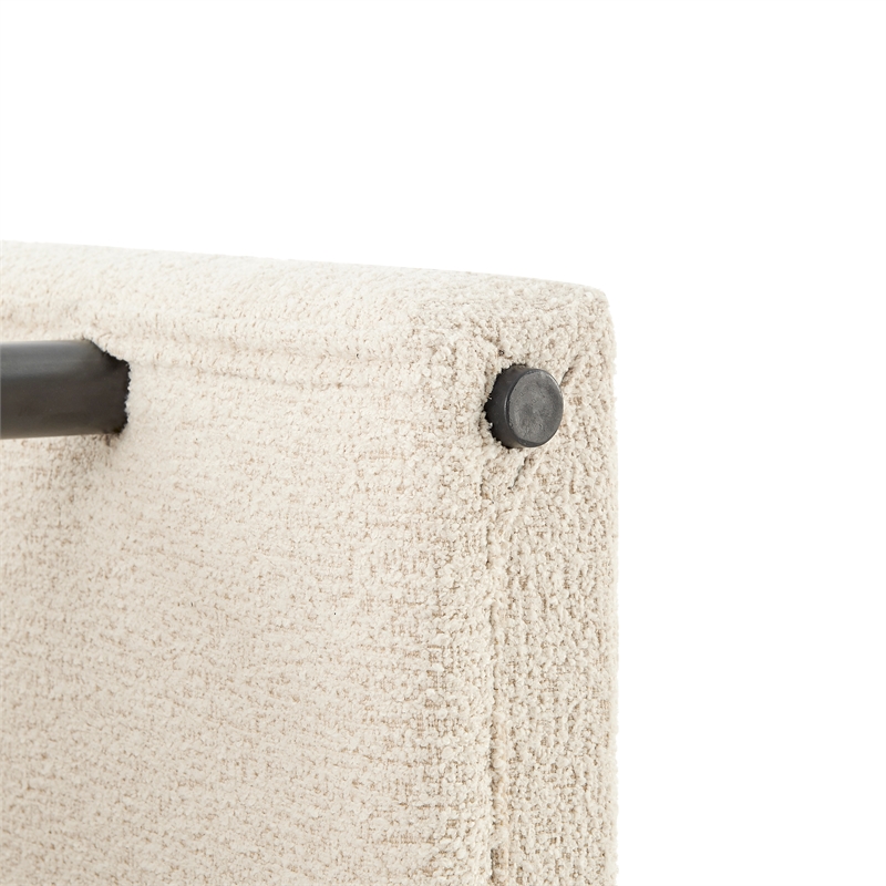 New Pacific Direct Jovanka Fabric Counter Stool in Palladian Beige