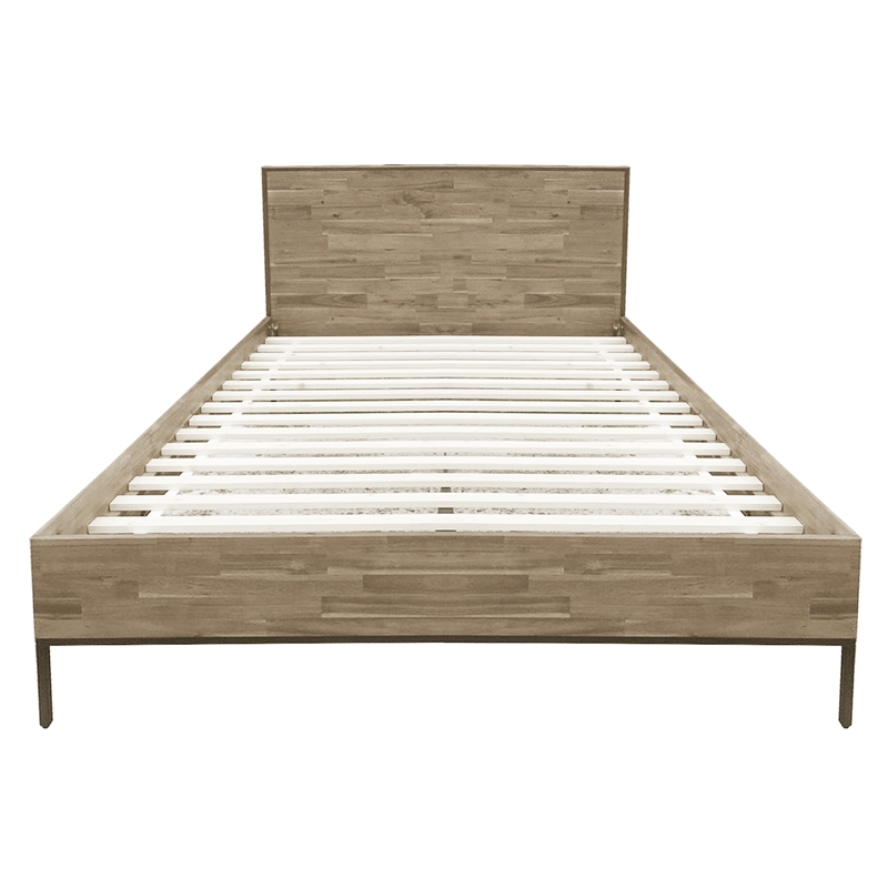 New Pacific Direct Hathaway Queen Bed Set in Drifted Sand