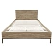 NPD Furniture Hathaway Queen Bed Set in Drifted Sand