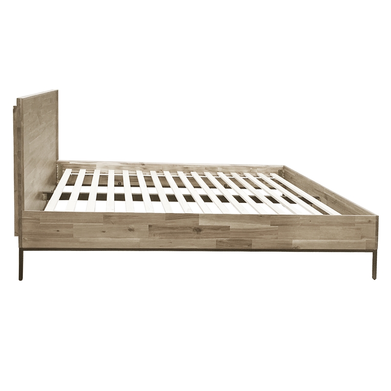 New Pacific Direct Hathaway Queen Bed Set in Drifted Sand