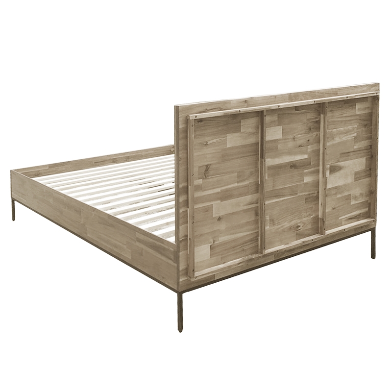 New Pacific Direct Hathaway Queen Bed Set in Drifted Sand
