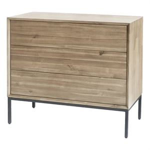 New Pacific Direct Hathaway Chest 3 Drawers in Drifted Sand
