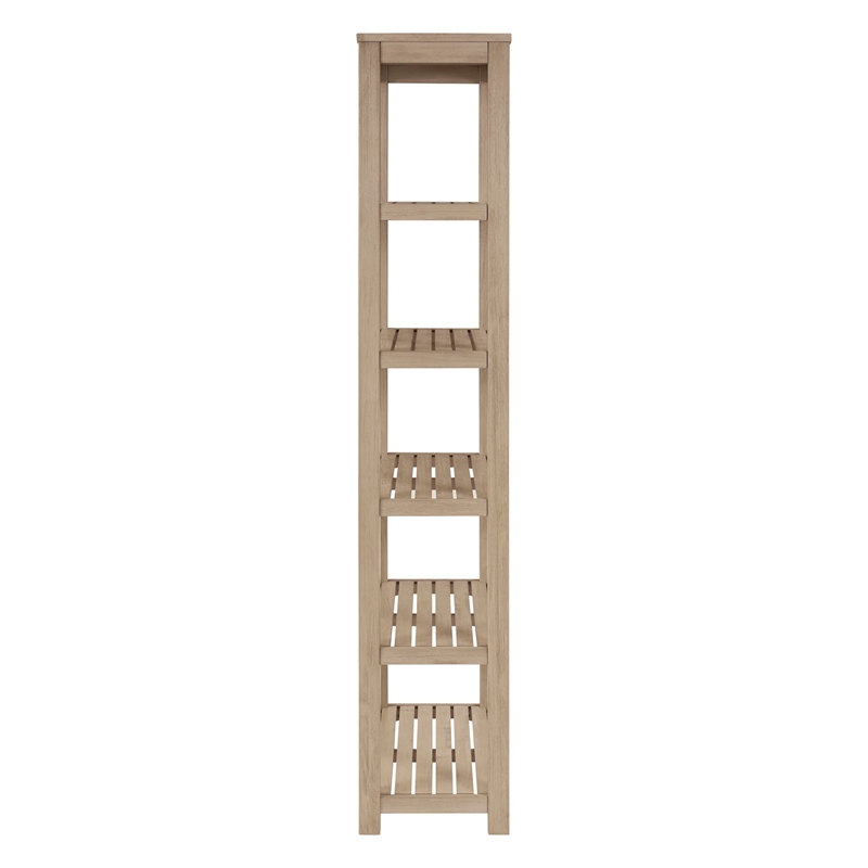 NPD Furniture Tiburon Book Shelf in Drifted Sand